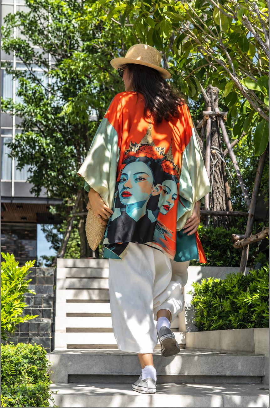 Bangkok silk kimono, photo 4