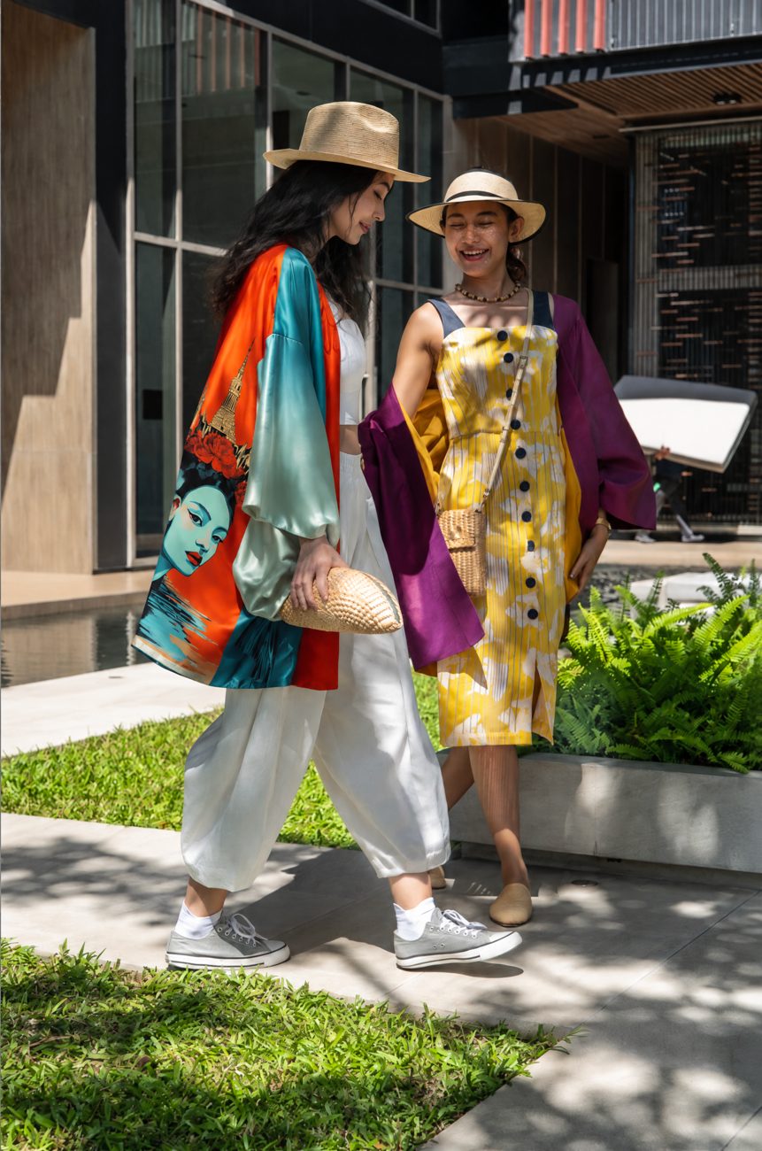 Bangkok silk kimono, photo 5