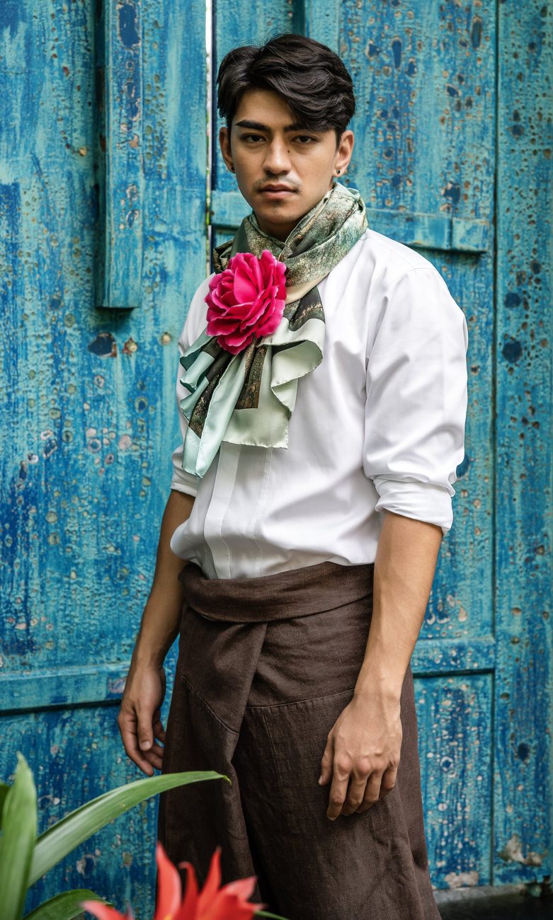Birthplace of Aphrodite long scarf, photo 3