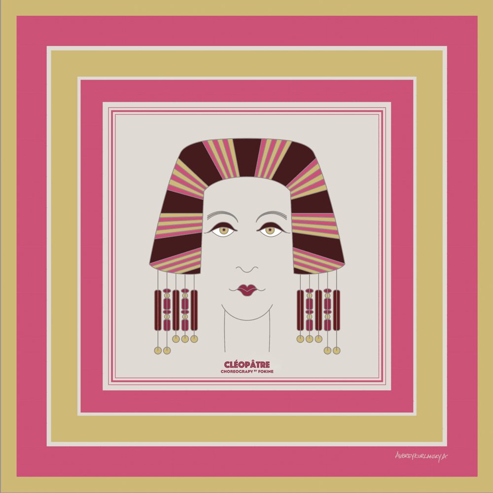Cleopatre silk scarf