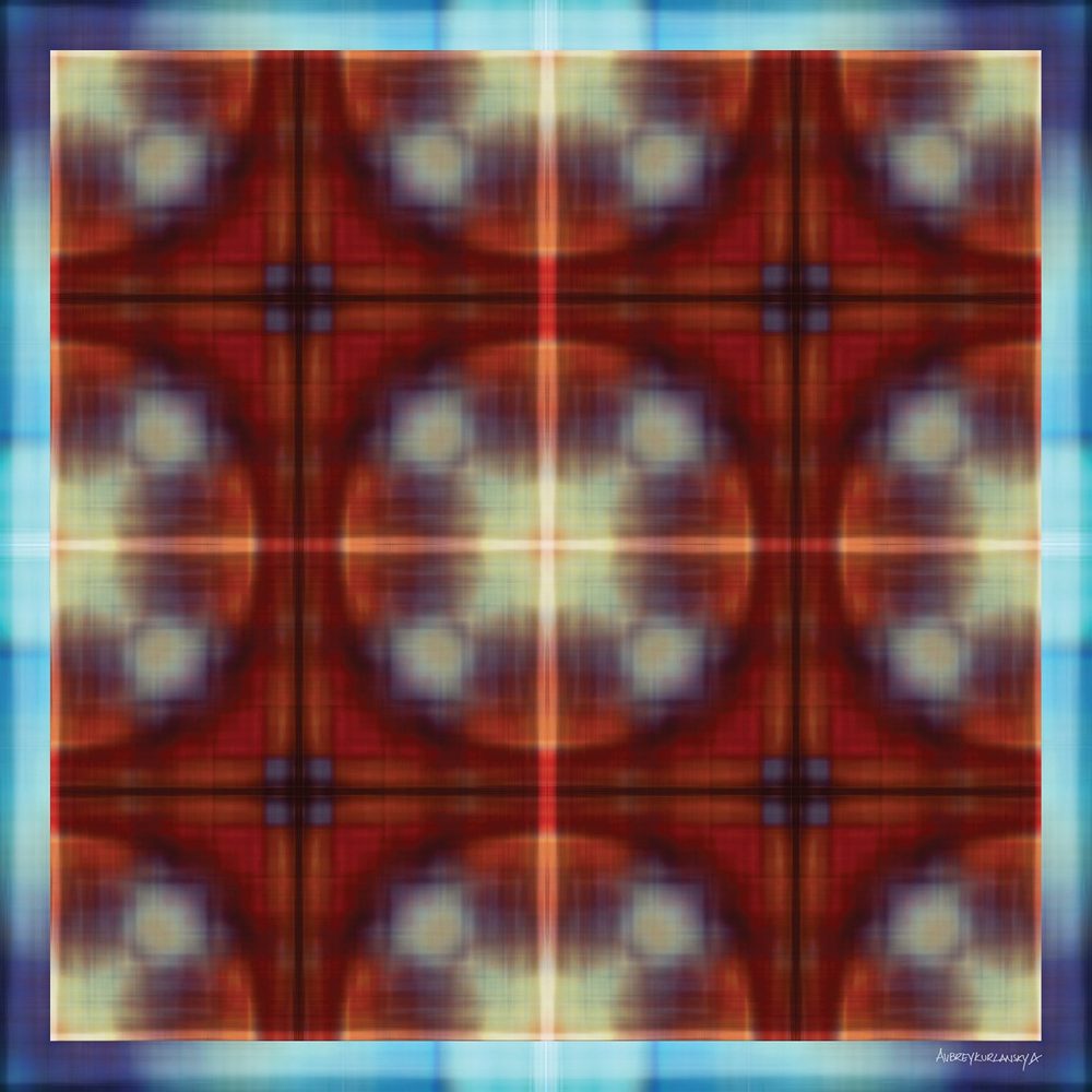Copper in my Mind silk scarf