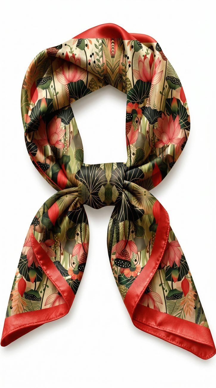 Fall into Summer silk scarf, photo 3