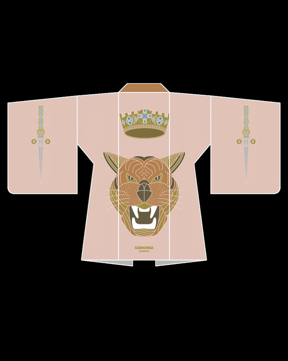 Gismonda kimono being worn