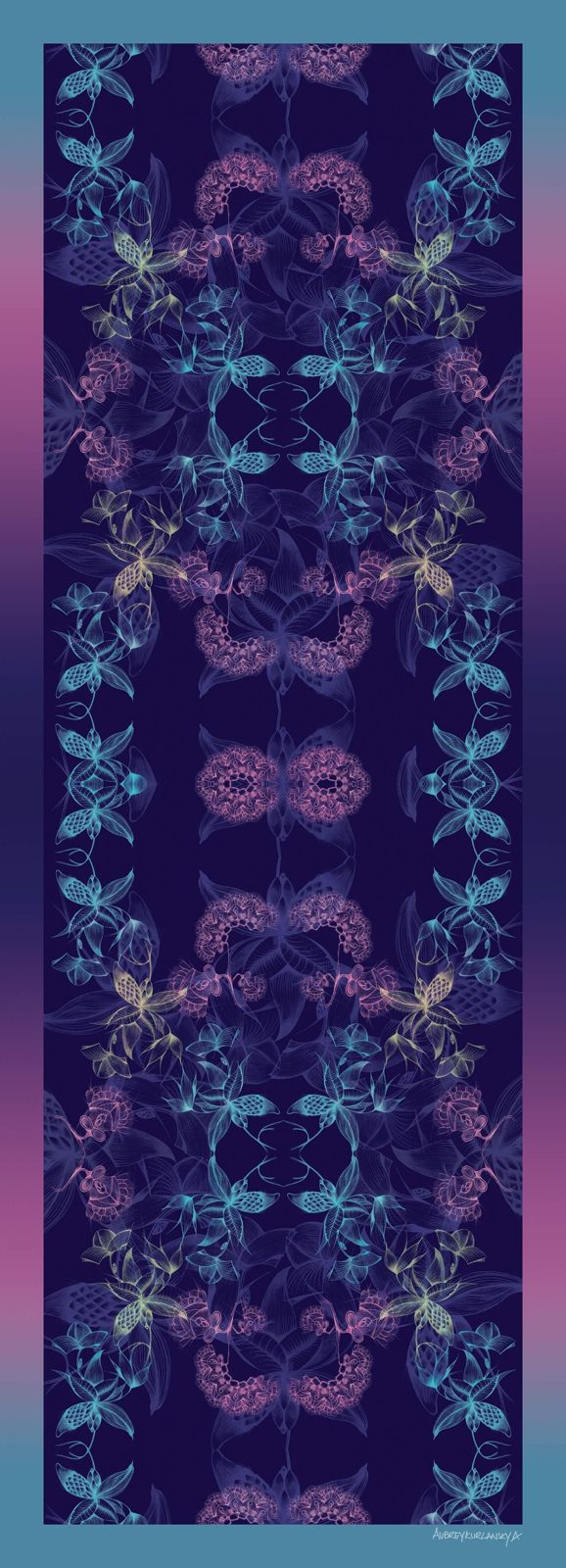 Strange Fruits long scarf