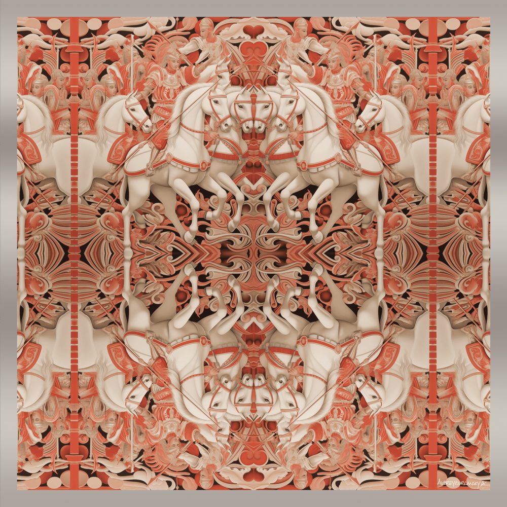 The Charge silk scarf