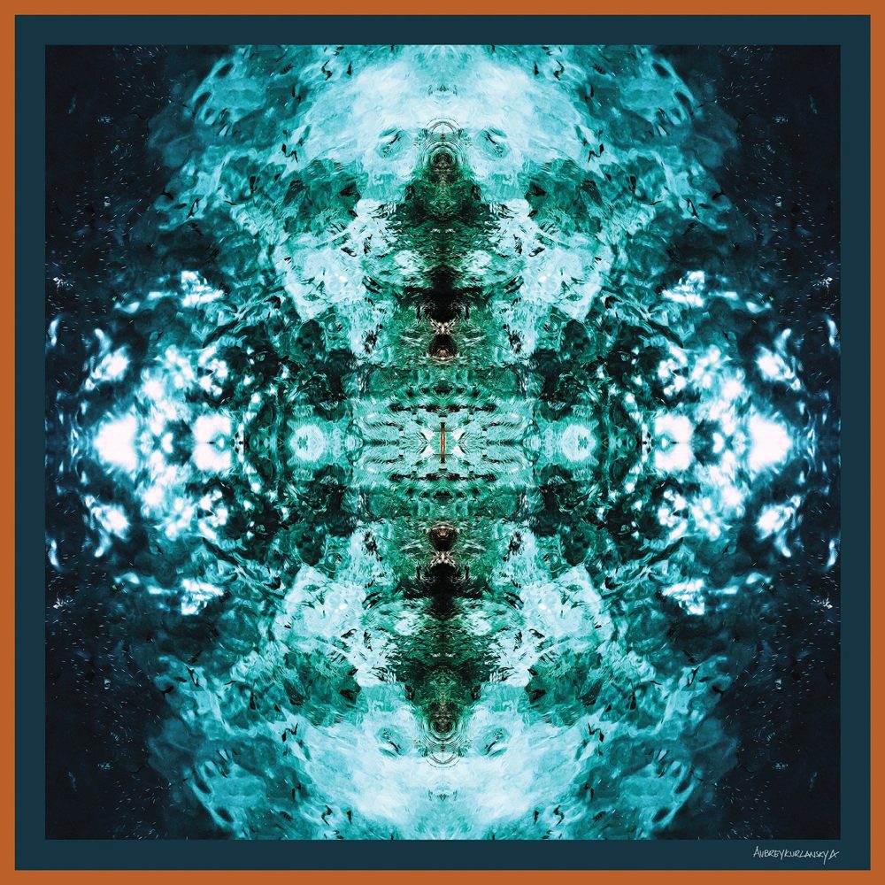 The Dark Dark Sea silk scarf