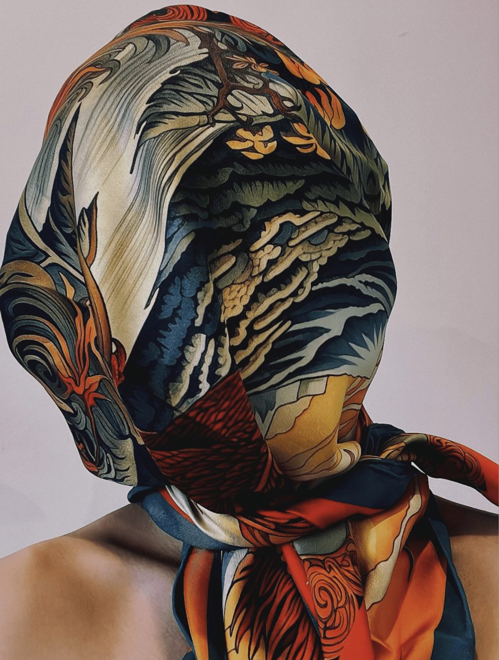 The Phoenix Arises silk scarf, photo 3