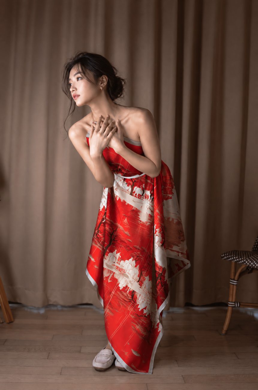 Tales of the Red Planet 4: The Survey silk scarf, photo 3