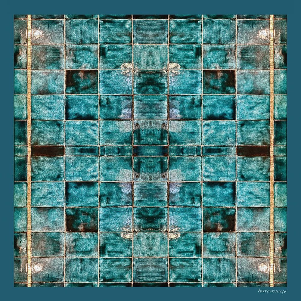 The Swimming Pool silk scarf