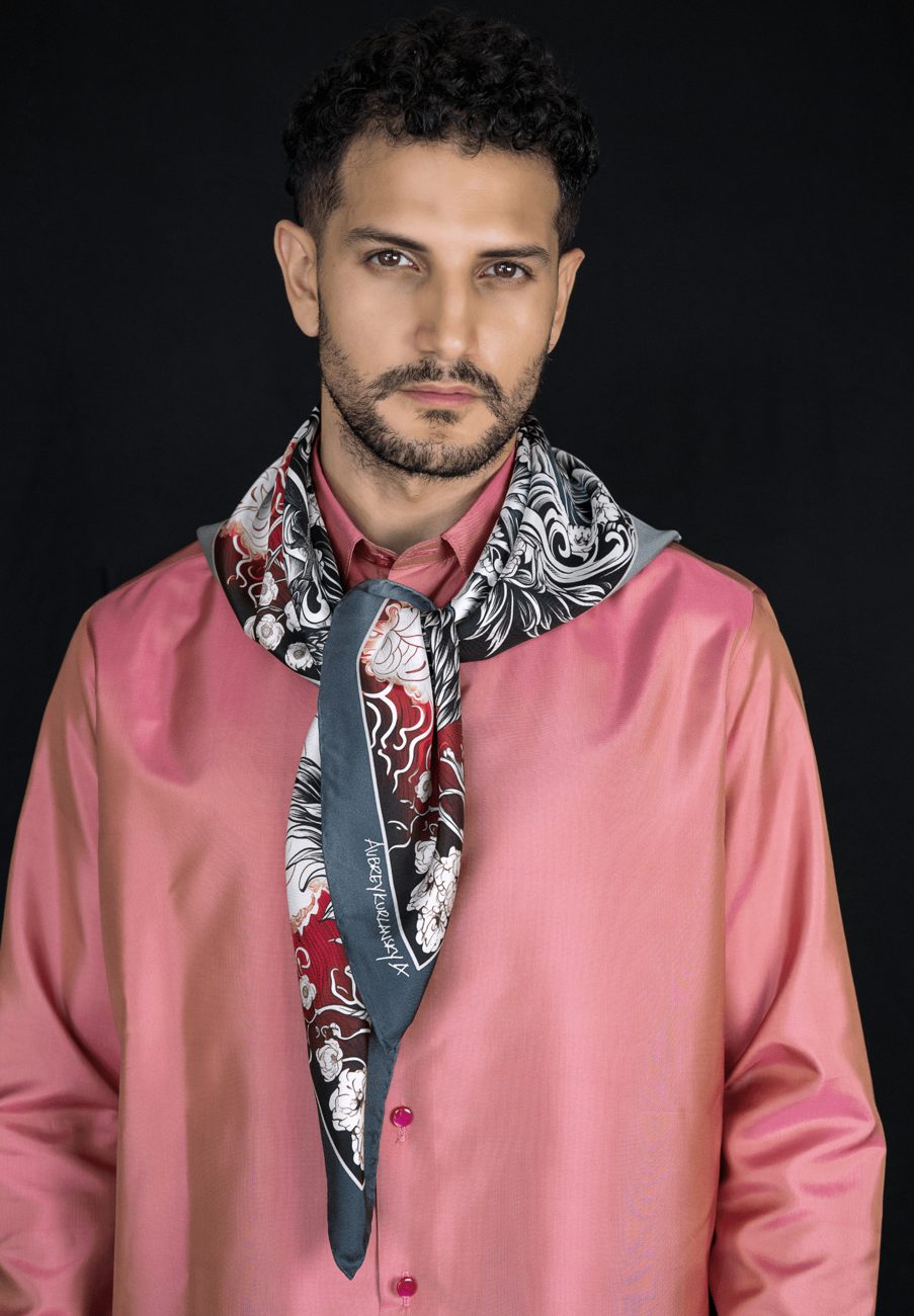 The Winter Phoenix silk scarf, photo 5