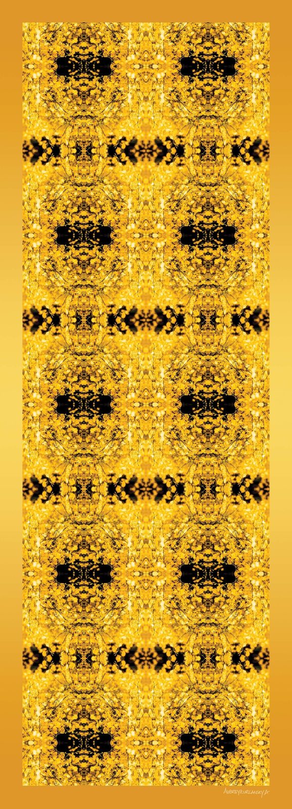 Yellow Botanicals in Hanoi long scarf